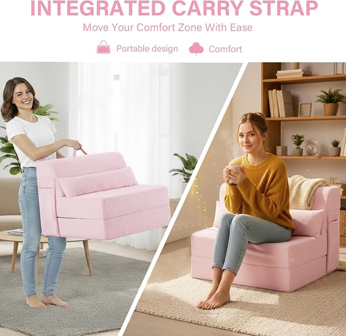Convertible Folding Sofa Bed Mattress - Image 6