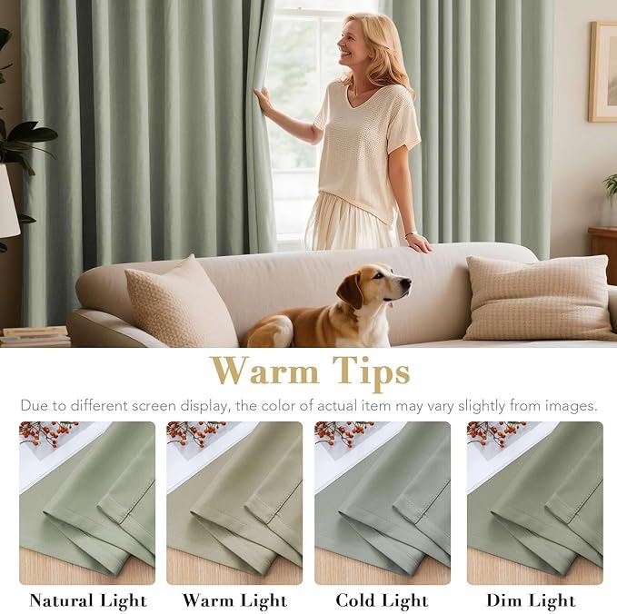 H.VERSAILTEX Blackout Room Darkening Thermal Insulated Grommet Window Curtain - Image 5