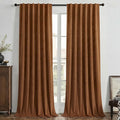 Joydeco 100% Blackout Curtains Velvet Black Out Curtain 90 Inch Drapes | by JOYDECO