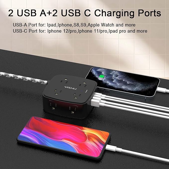 Surge Protector Power Strip - Image 3