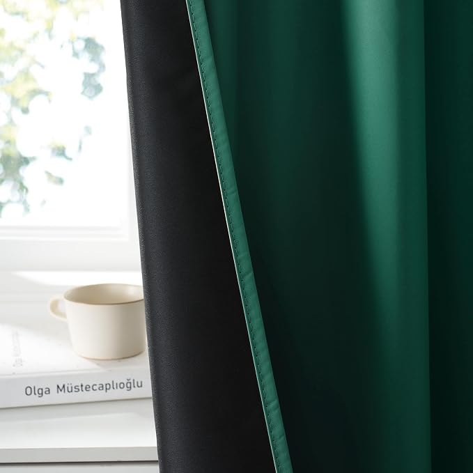 RYB HOME 100% Blackout Short Curtains - Image 4