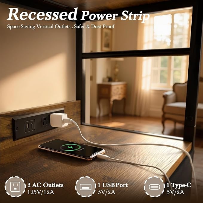 Faesun Swivel Lift Top Nightstand - Image 4