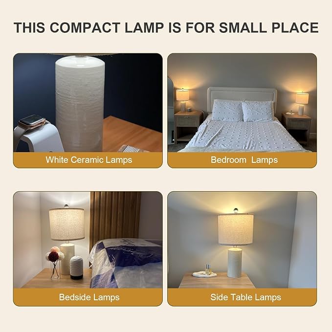 G-SAFAVA 20.25" Small Single Table Lamp - Image 4