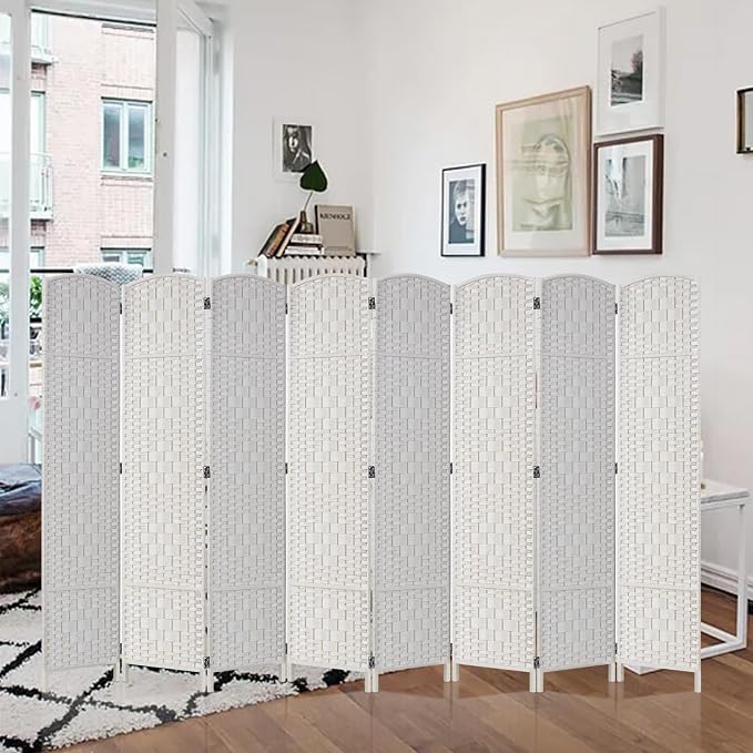 RHF Room Divider Panel, Partition Room Dividers, 8Panel Privacy Screen - Image 2