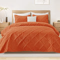 Exclusivo Mezcla Quilt King Size, Burnt Orange | Soft Bedspreads by ExclusivoMezcla