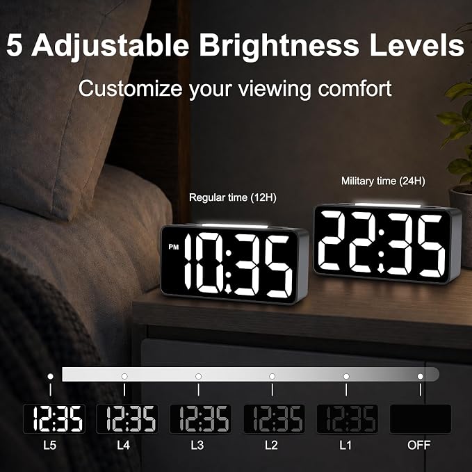 DreamSky Small Digital Alarm Clock - Image 5