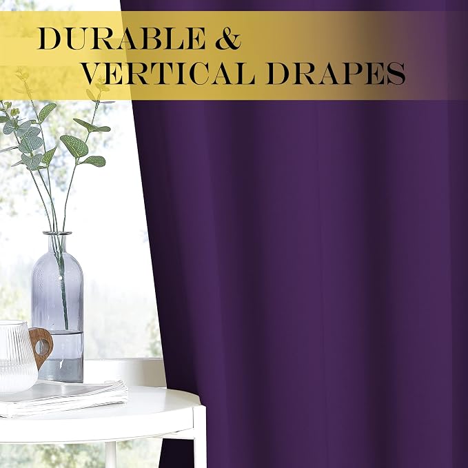 NICETOWN Blackout Curtains 120 inch Length - Image 4