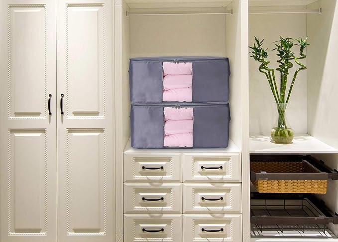Comforter Storage Bags Containers, Pillow Beddings/Blanket Clothes Organizer - Image 6