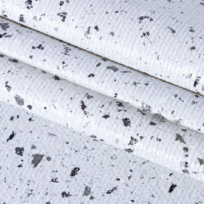 RAY STAR 12X120 Inch Shelf Liner for Kitchen Cabinets, Non-Adhesive Cabinet Liner Washable, PVC Drawer Liner for Dresser Non-Slip Bathroom (Stone)(3 Roll)