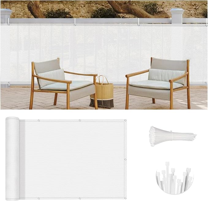 LOVE STORY 3' x 6' Balcony Privacy Screen Cover by LOVESTORY