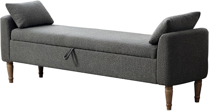 Chifee & Vingol 66" W Storage Benches End of Bed Bench - Image 7