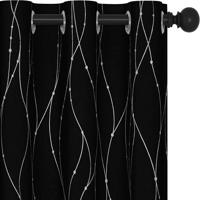 Deconovo Living Room Curtains 72 Inches Long, Thermal Insulated, Room Darkening by Unknown