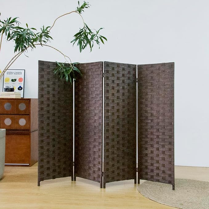4 Panel Double Sided Short Room Divider - Image 3