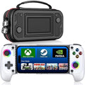 【Anti-Drift & Fast-Connect】Wireless Game Controller for iPhone/Android with Case | Hall Joysticks Bluetooth Phone Controller, For Cloud Gaming, Genshin Impact, Roblox, Call of Duty Mobile Gamers,White