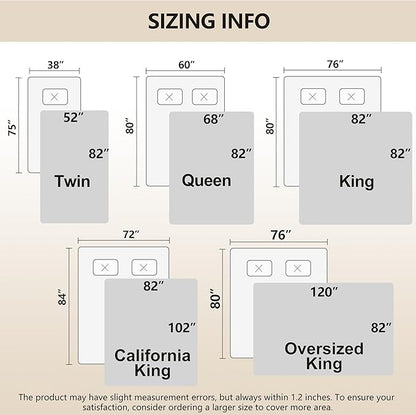 gogobunny 100% Double-Sided Waterproof Dog Bed Cover Pet Blanket Sofa Couch Furniture Protector for Puppy Large Dog Cat, Reversible (82x82 Inch (Pack of 1), Dark Cream/Light Cream)