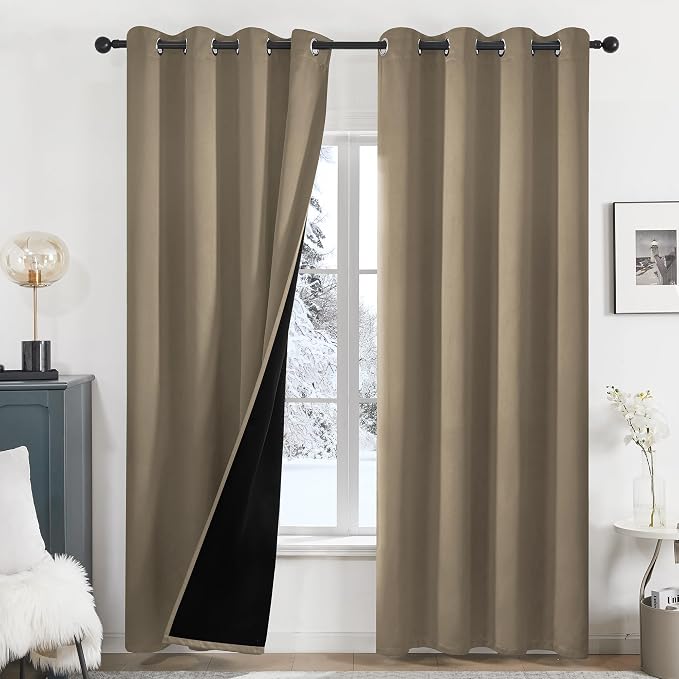 Deconovo 100% Blackout Curtains - Image 3
