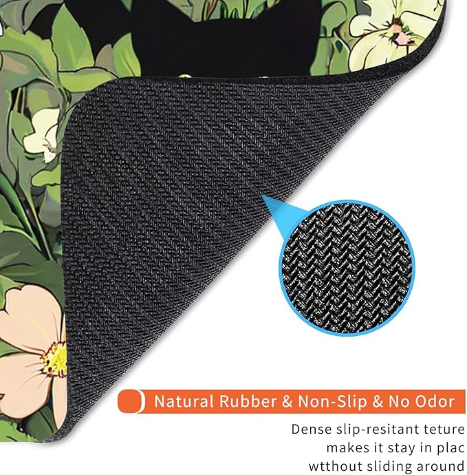 Armanza Square Mouse Pad Cute Cats,Personalized Premium-Textured Custom Mouse Mat Design,Washable Mousepad Lycra Cloth,Non-Slip Rubber Base Computer Mouse Pads for Wireless Mouse