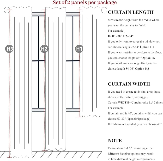 Natural Melange Short Small Window Room Darkening Curtains 54 Inches Long - Image 7