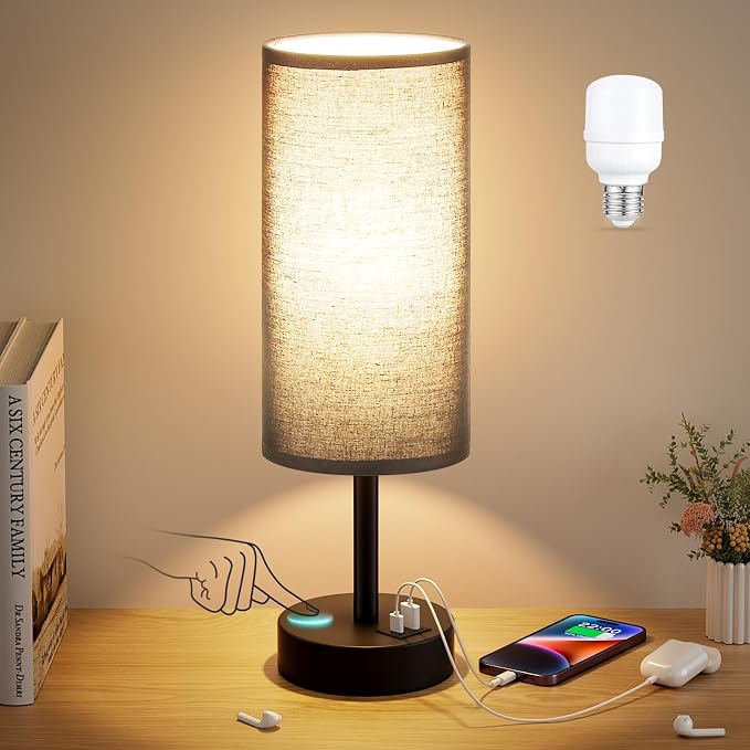 Dicoool Bedside Table Lamp for Bedroom - Image 7