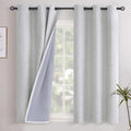 YoungsTex Linen Blackout Curtains 45 Inches Long by YoungsTex