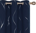 Deconovo Curtains for Living Room, Pattern Blackout Curtains 96 Inches Long | by Unknown