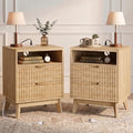 LYNCOHOME Fluted Nightstand by LYNCOHOME