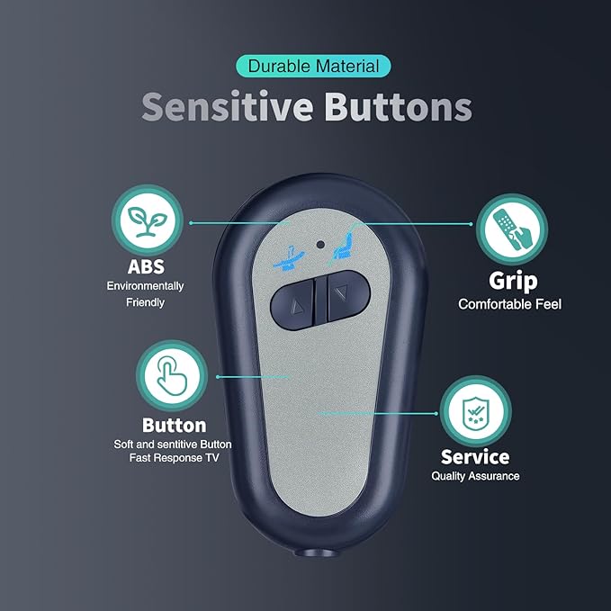 GWVEE Replacement Remote Control for HOMCOM Electric Power Lift Recliner/Sofa Chair