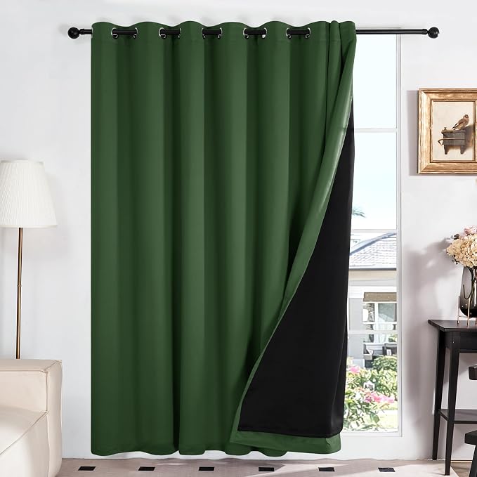 Deconovo 100% Blackout Curtains, Thermal Insulated Window Drapes, Noise by Unknown