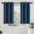 NICETOWN Morrocan Blue Room Darkening Curtains 45 Inches Long 2 Panels by NICETOWN