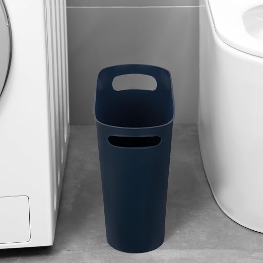 rejomiik Small Bathroom Trash Can, 3.5 Gallon Slim Garbage Can, Office and - Image 3