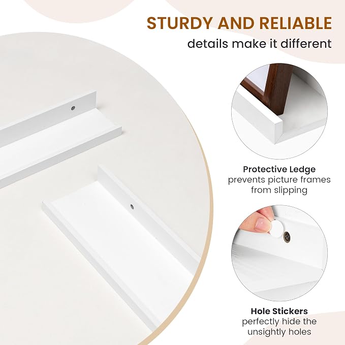 Picture Ledge Shelf, Floating Shelves - Image 4