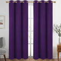 Diraysid Purple Grommet Blackout Curtains by Diraysid%2C+refresh+your+life