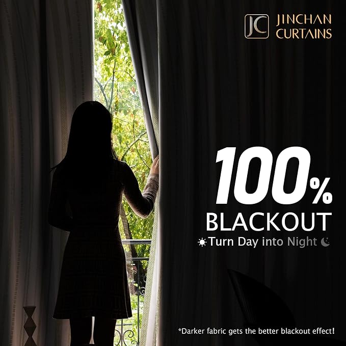 jinchan Boho Blackout Curtains 63 Inch Length - Image 2
