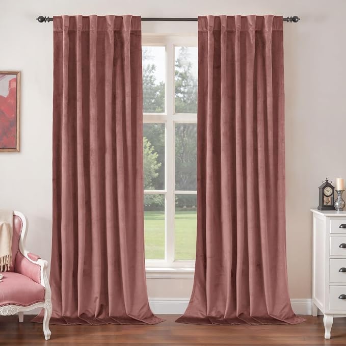 BGment Velvet Curtains 84 inches Long by BGment