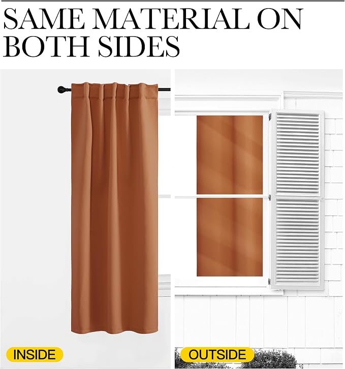 NICETOWN Bedroom Blackout Curtain Panels - Image 6