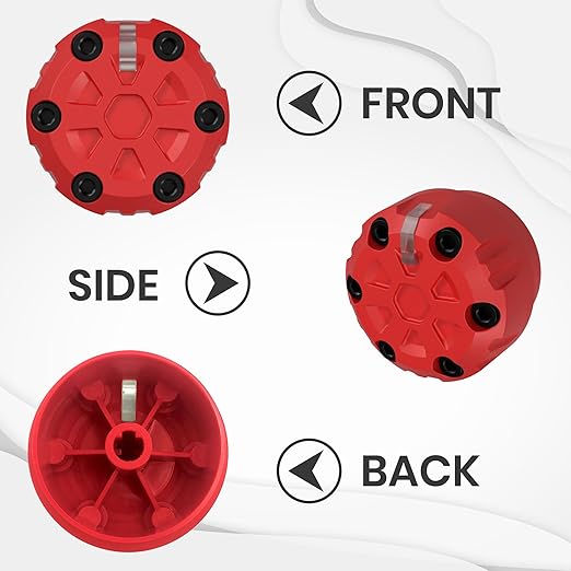 2nd Gen Tacoma Accessories AC Knob Upgrade - 2005,2006,2007,2008,2009,2010,2011,2012,2013,2014,2015 Tacoma Climate Control Dial Mods Set - 2nd Gen Tacoma Mods - for Toyota Interior Replacement Kit