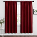 RYB HOME Blackout Curtains for Bedroom Living Room Nursery 63 inches Long | by RYBHOME