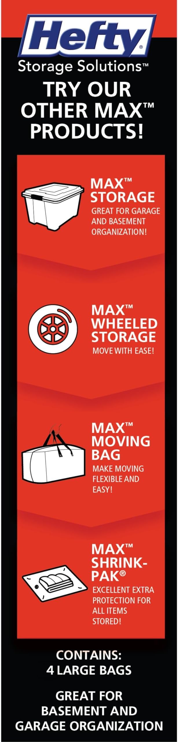 Hefty MAX Shrink-Pak Vacuum Seal Storage Bags - Image 9