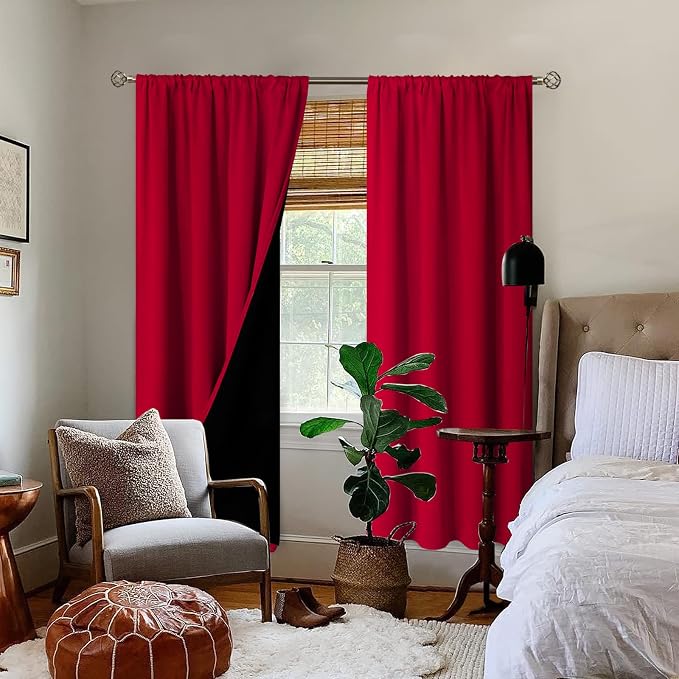 BGment Christmas 100% Blackout Curtains - Image 2