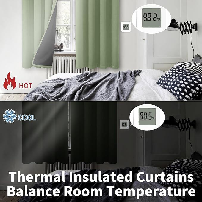 BGment Thermal Insulated 100% Blackout Curtains - Image 3
