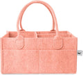 Mr. Pen- Baby Diaper Caddy Organizer, Coral | Nursery Storage Bin and Car by MrPen