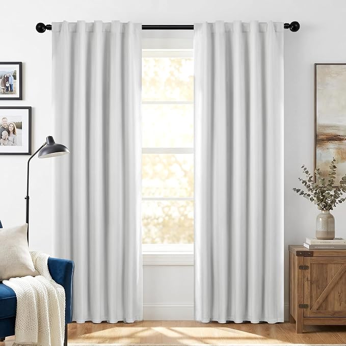 Deconovo Faux Linen 100% Blackout Curtains by Unknown