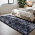 Mottled Grey 3x7 Area Rugs for Bedroom, Fluffy Rug Small Rug Bedside Carpet | by Yongyangjuxi