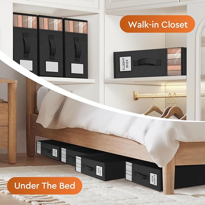 StorageTastic Bed Sheet Closet Organizers and Storage Under Bed Storage | - Image 6