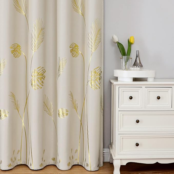 Room Darkening Curtains Window Curtains 84 Inches Long, Thermal Insulated - Image 2