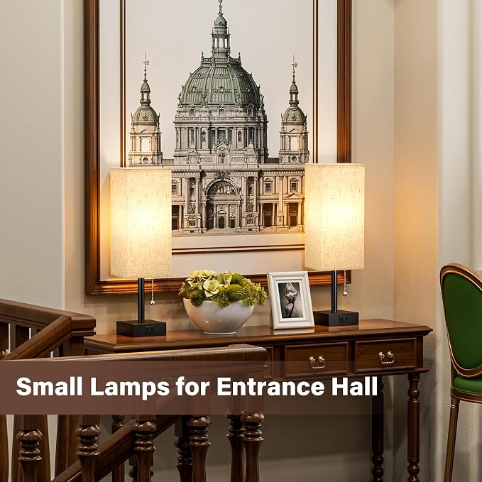 Bedside Lamp for Bedroom Set of 2 - Image 5