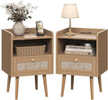 MECHYIN Night Stand Set 2, Nightstands Set of 2 by MECHYIN