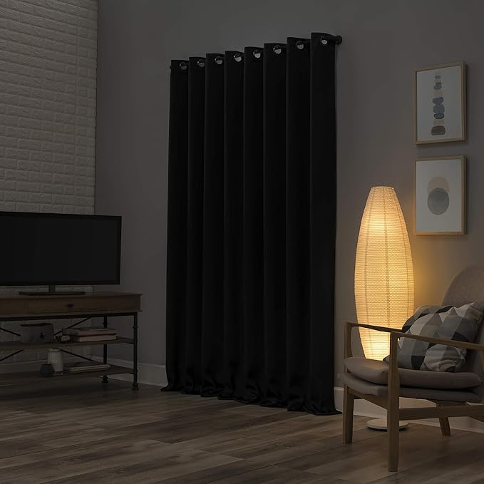 Sun Zero Nordic 2-pack Theater Grade Extreme 100% Blackout Grommet Curtain - Image 2