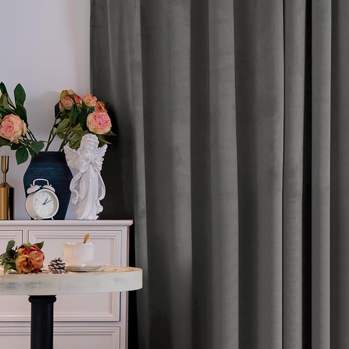 BGment Velvet Blackout Curtains 72 Inch Length - Image 8