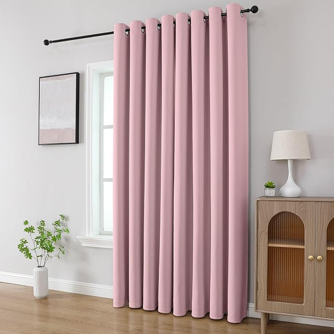 CUCRAF Blackout Curtains 96 inch Length 2 Panels Set, Room Darkening Drapes - Image 8